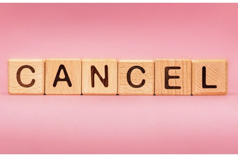 キャンセルという文字の英語表記