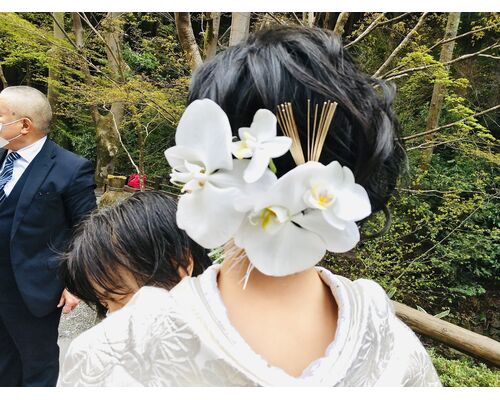和装挙式のヘアスタイル